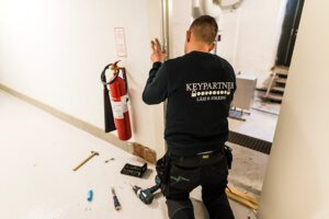 Serviceaftale af lås